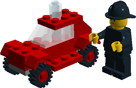 602-1 Fire Chiefs Car - Lego (497x330)