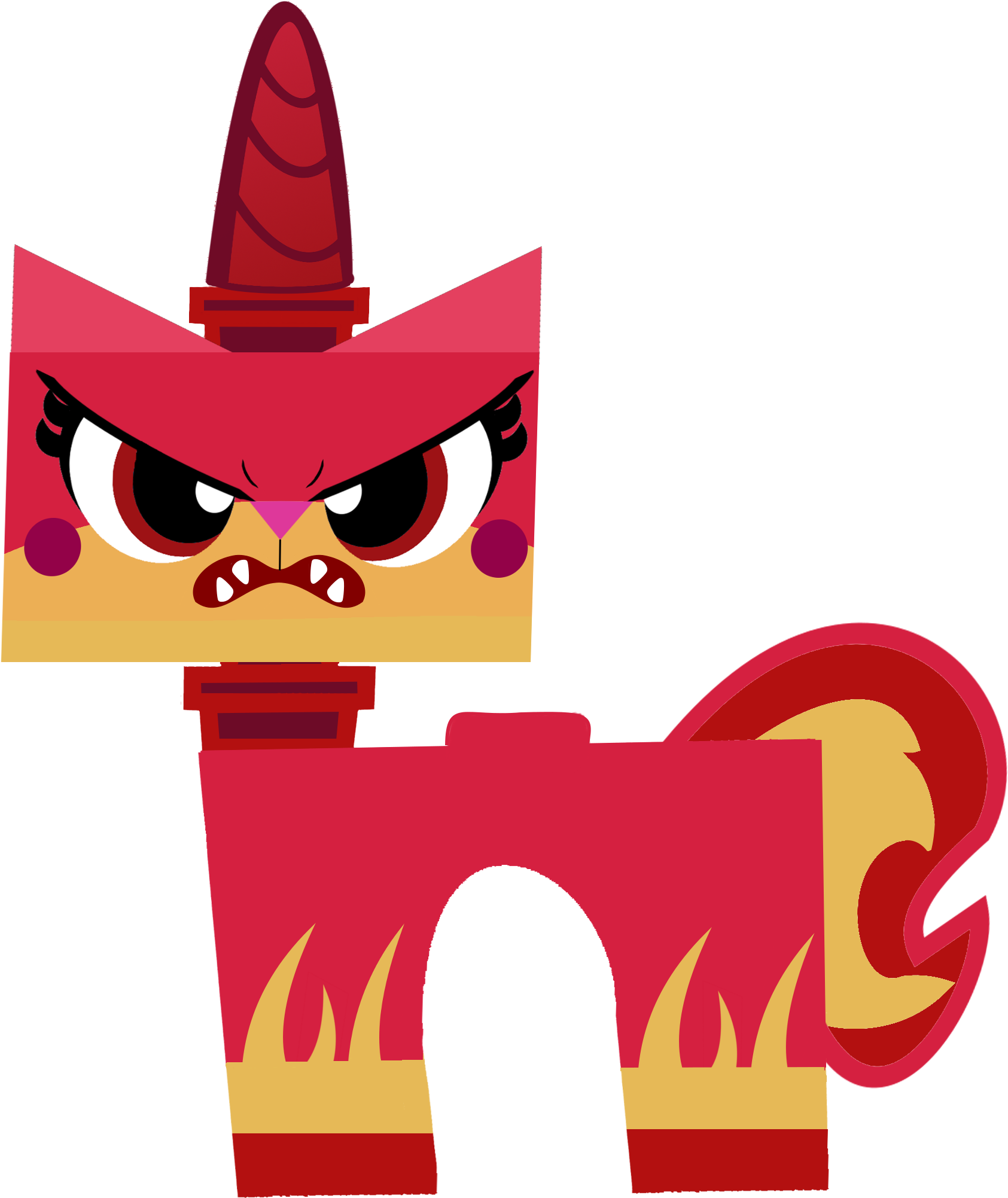 Angry Kitty By Kuren247 Angry Kitty By Kuren247 - Lego Movie Angry Unikitty (2400x2400)