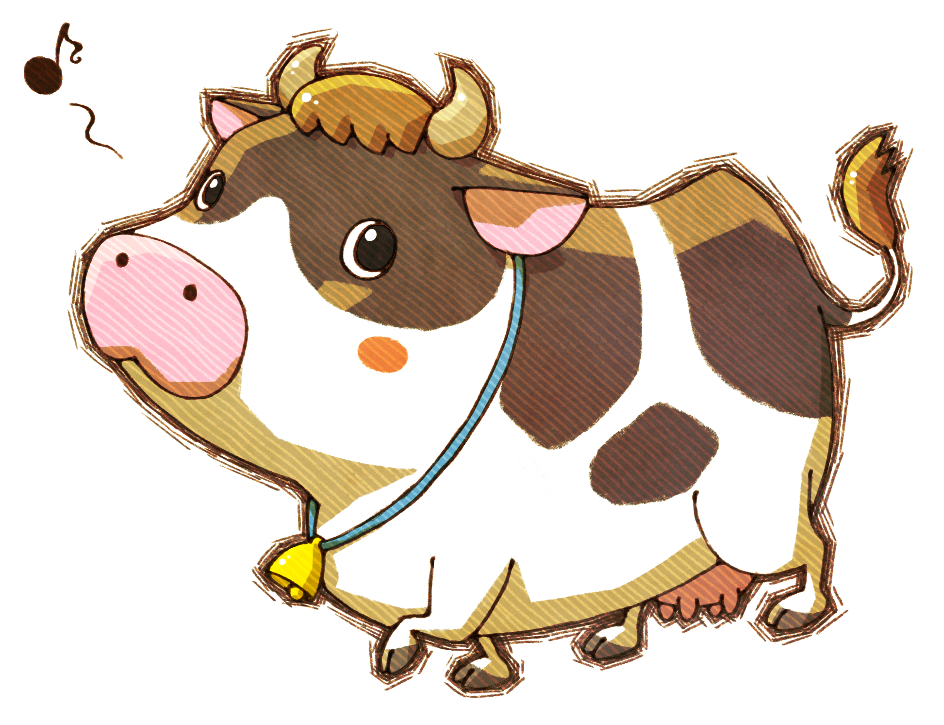 13 Cartoon Cow - Xseed Story Of Seasons - Nintendo 3ds (2056x1592)