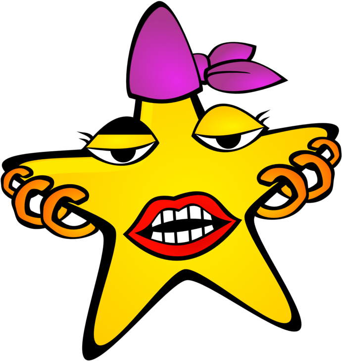Public Domain Clip Art Image Starry Night Star Id Rh - Girl Star Cartoon (958x958)