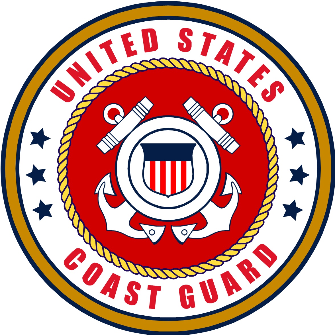 Amazing Coast Guard Emblem Clip Art Medium Size - United States Coast Guard (1176x1176)