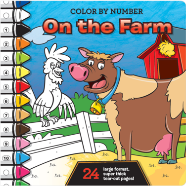 Color By Number - Color By Number: On The Farm (375x480)