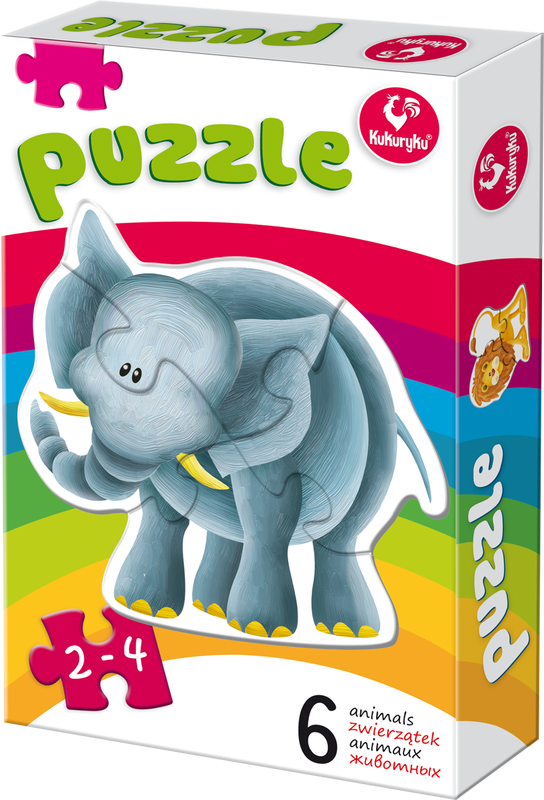 Powrót - Kukuryku Baby Puzzle Zvířátka Ze Zoo 6v1 (2-4 Dílky) (544x800)