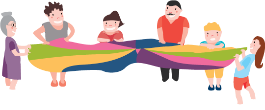 People With Parachute People With Parachute - Illustration (540x225)