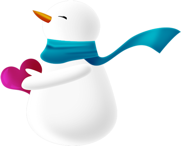 Bonhomme De Neige,tube,png - Penguin (600x485)