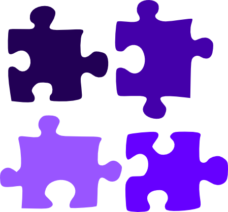 Two Puzzle Pieces - One Puzzle Piece Png (449x418)