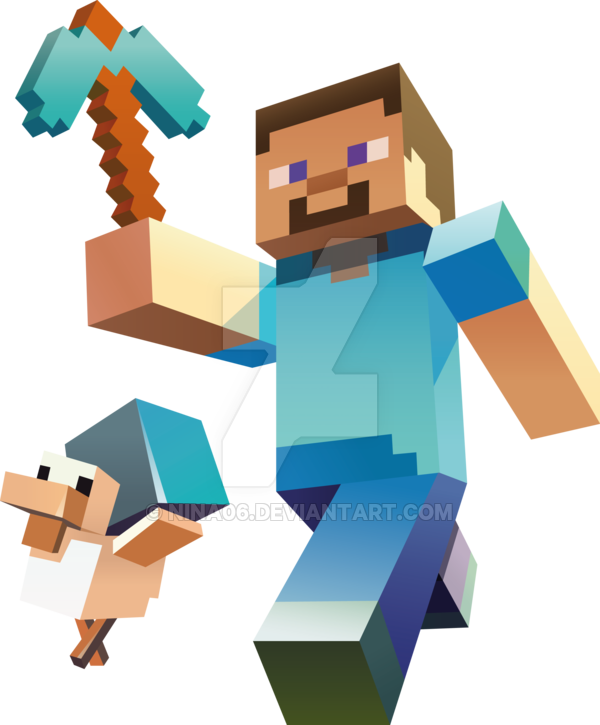 Minecraft Steve Vector - Minecraft Xbox 360 Edition (600x725)