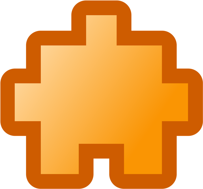 Illustration Of Yellow Puzzle Piece Free Stock Photo - Icon (1280x1192)
