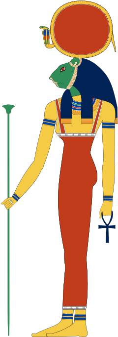The Gods And Goddesses Of Ancient Egypt - Sekhmet God (350x765)