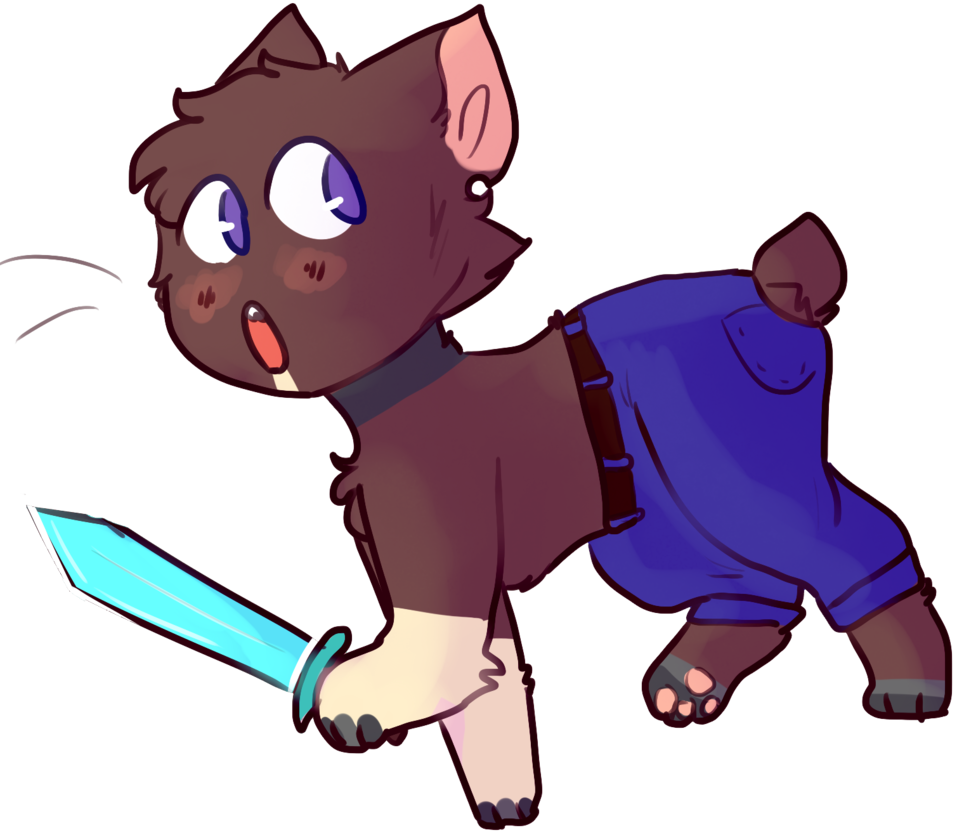 Minecraft Steve By Meow-lord - Cartoon (957x835)