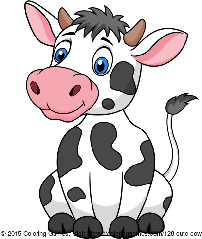 Cow Cartoon (500x500)