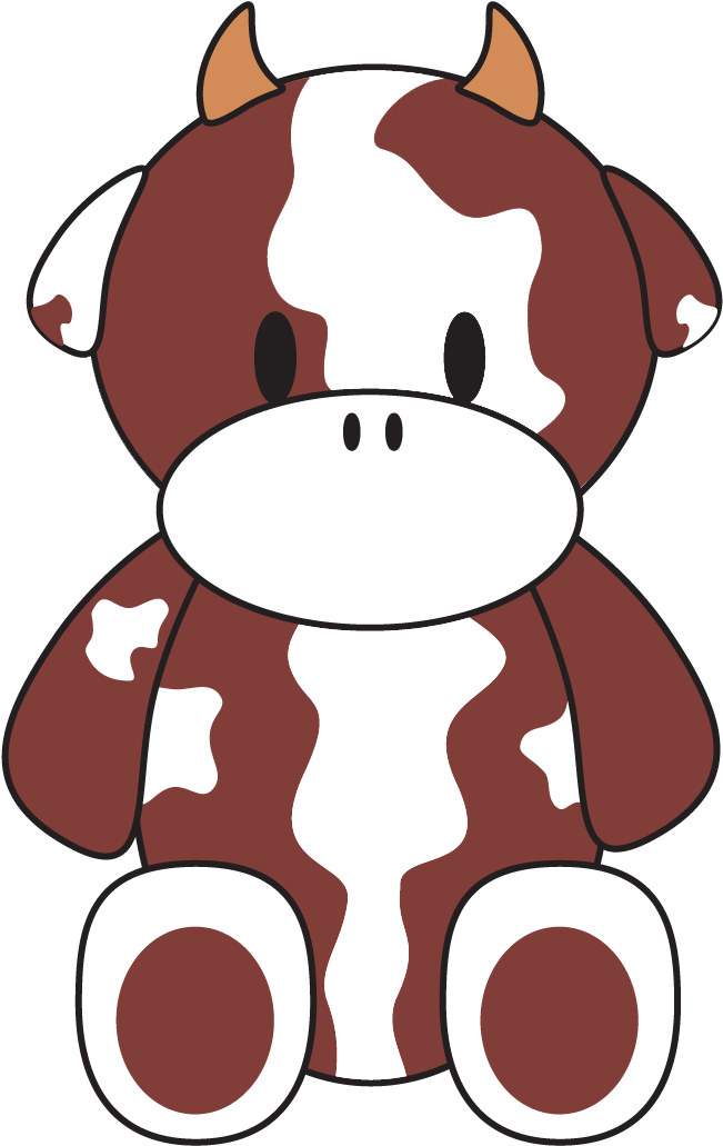 Cow Clipart Chibi - Cow Chibi (840x1115)