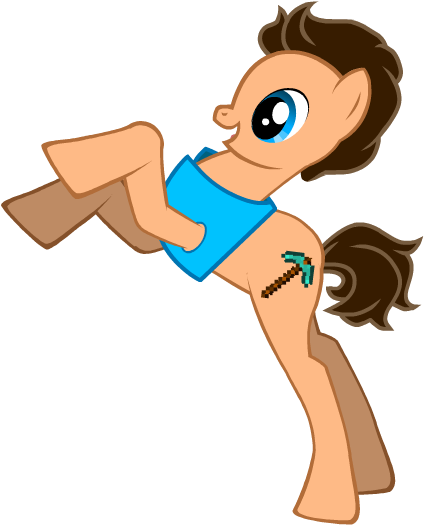 Steve The Pony By Victoryawinchester - Cartoon (830x650)