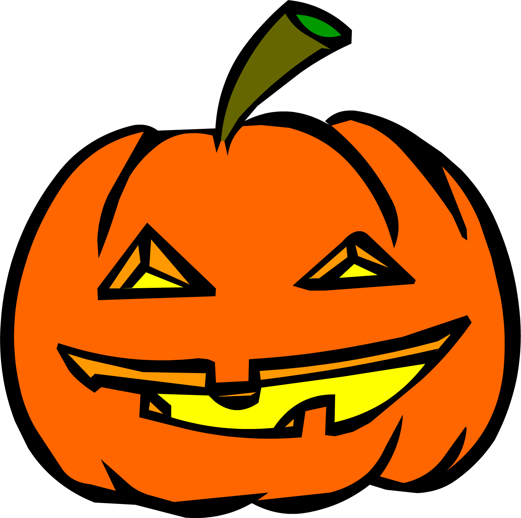 Happy Jack O Lantern - Jack O Lantern Png (1682x1672)