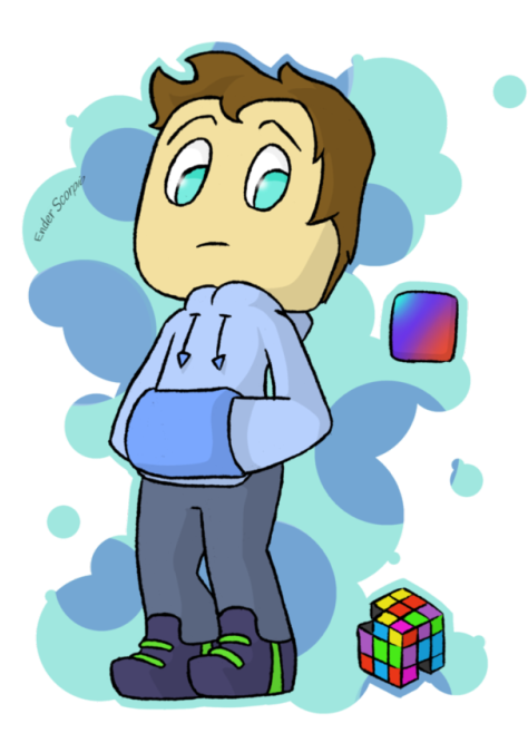 Mini Steve - Cartoon (500x666)