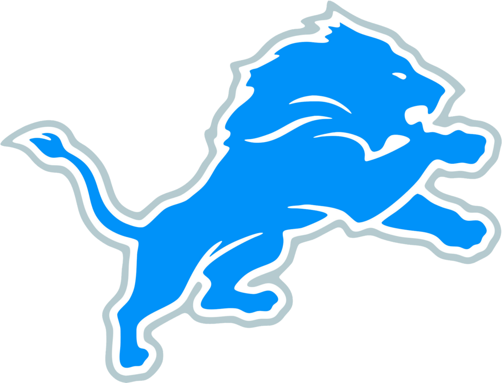 Mini Cornhole Detroit Lions Decals - Detroit Lions Logo (1024x781)