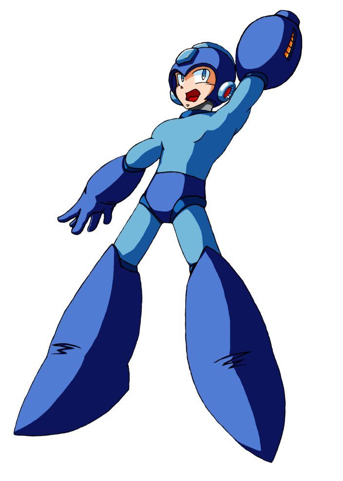 Mega Man Png By Jetzero - Old Video Game Character (755x1058)