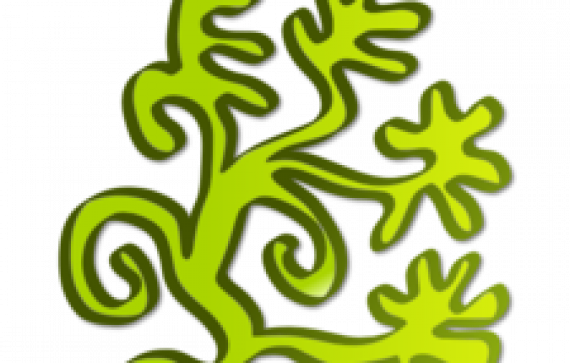 Fish Water Plant Clip Art - Aquatic Plant (570x363)