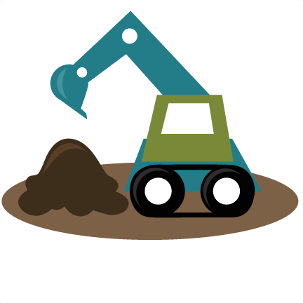 Backhoe Svg File Excavator Svg File Tractor Svg Files - Scalable Vector Graphics (432x432)