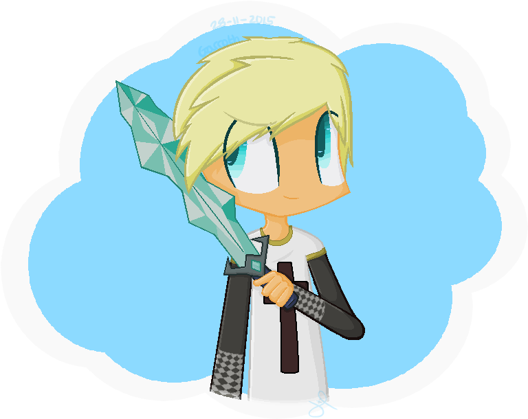 Minecraft Diaries - Minecraft Diaries Garroth Fan Art (802x639)