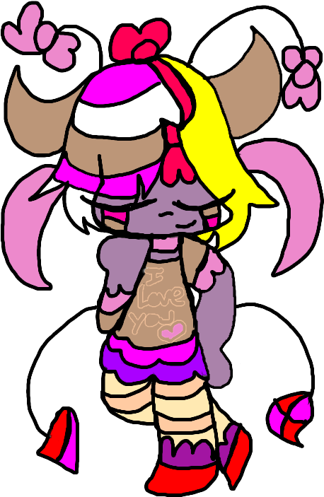 Candy Rush Demon Ota By Monochromedesigns - Cartoon (600x880)