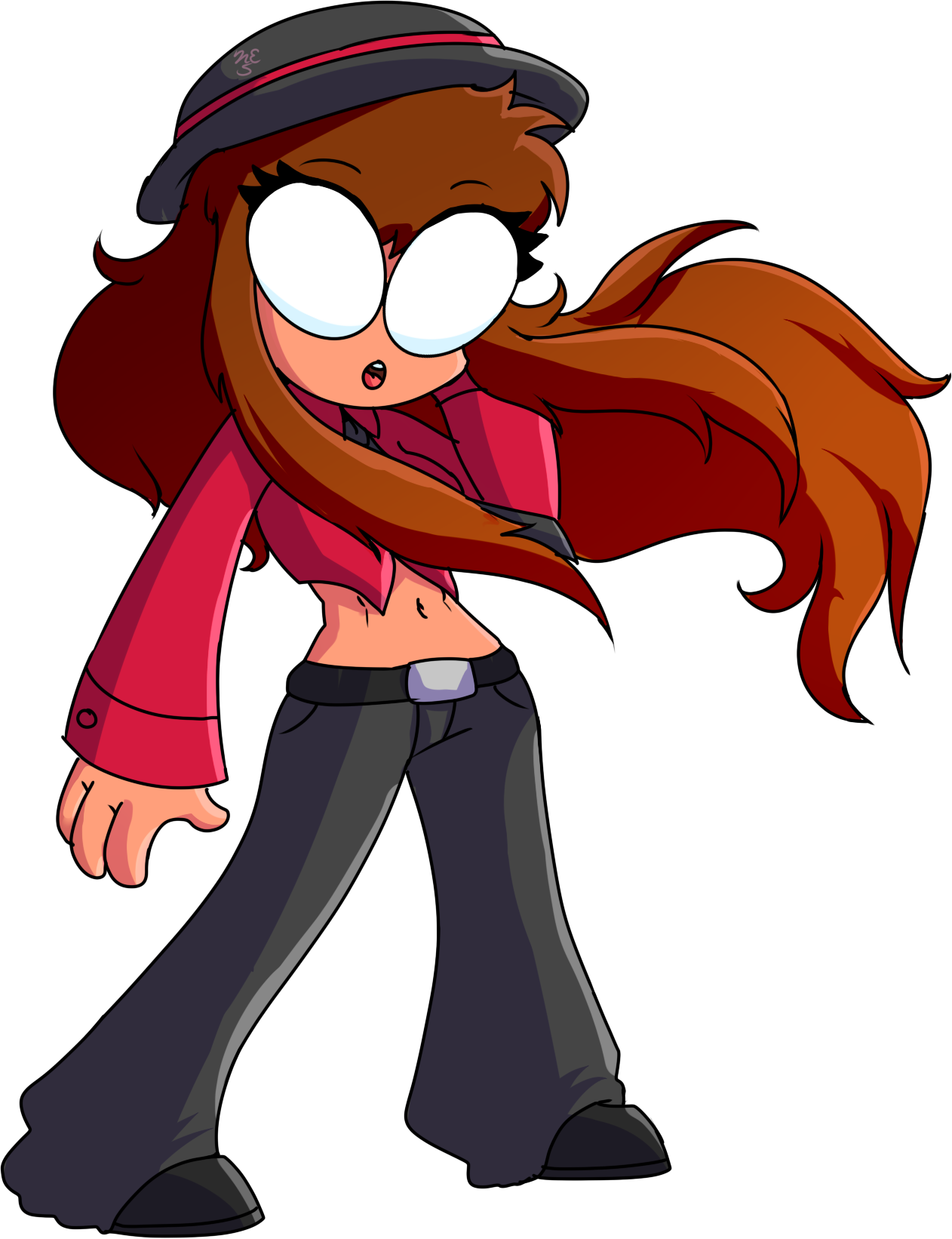 [minecraft Oc] Andreabrine [exdweller Style] By Nikki-tine - Minecraft Oc Drawing (1262x1642)