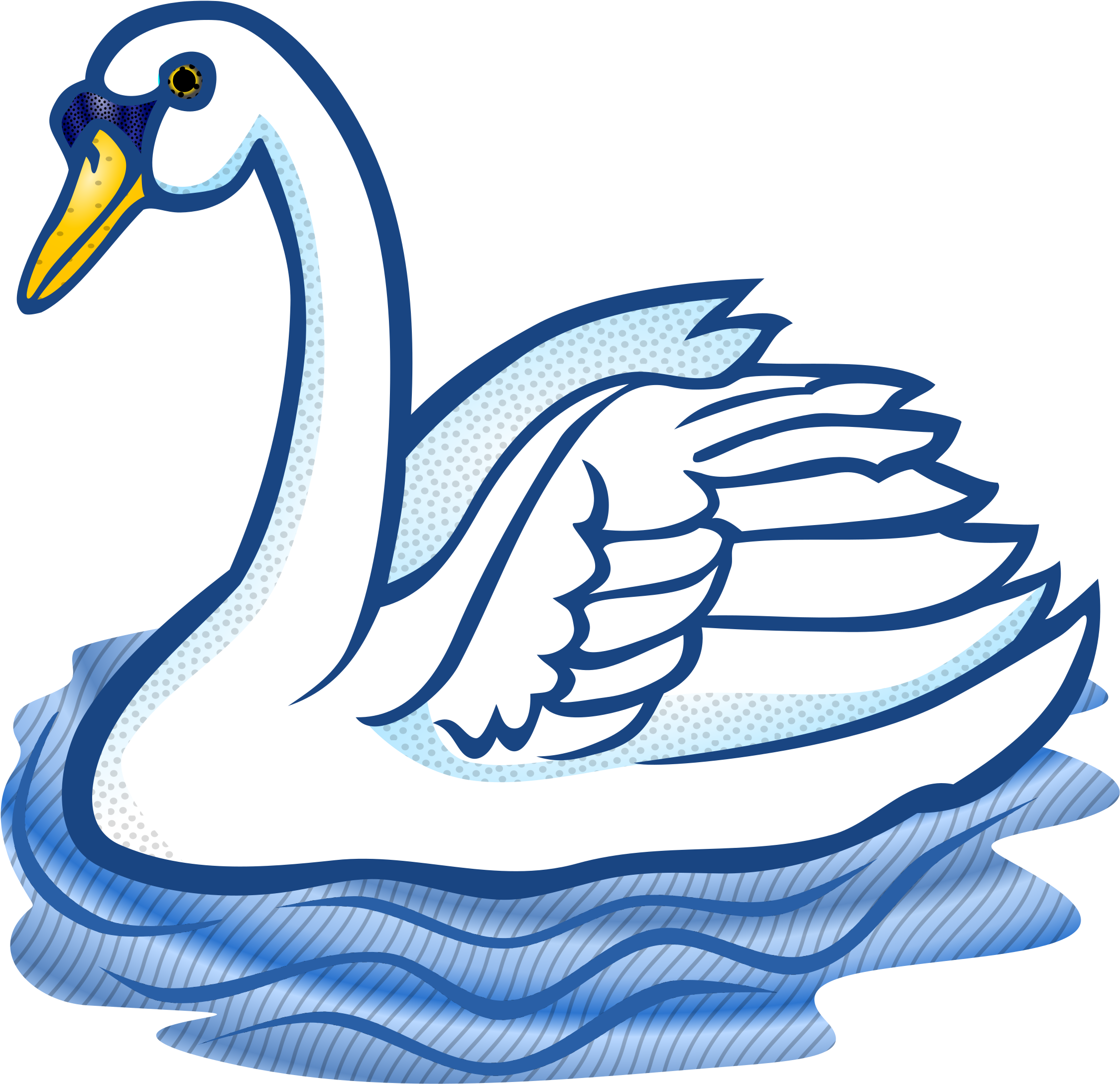 Swan Clip Art Vector Swan Graphics Image - Cygnini (2400x2327)