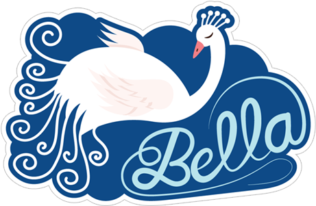 Swan Bella Transparent Png Sticker - Stork (490x317)