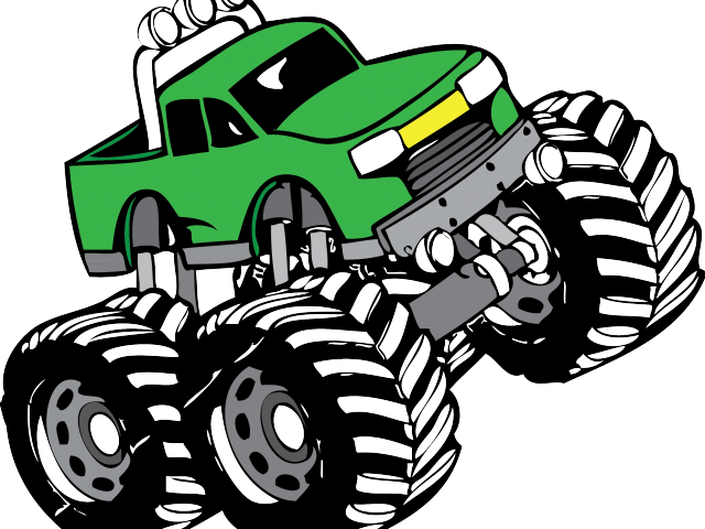 Hot Wheels Clipart Mud Truck - Monster Truck Clip Art (640x480)