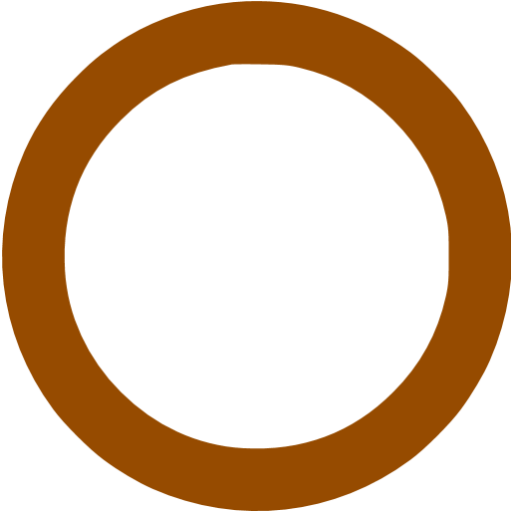 Brown Clipart Brown Circle - Brown Circle Transparent (512x512)