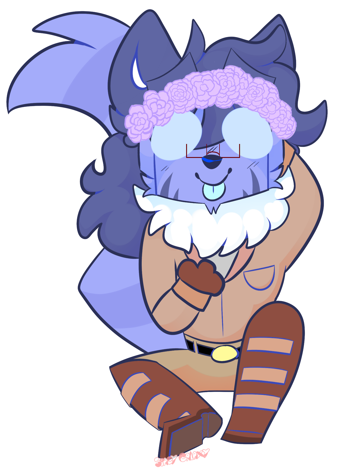 I Did A Cute Flowy Grace Here Is The Merch Https - Drawing (1280x1680)