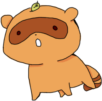 Watanuki The Raccoon By Juvialockser1026 - Raccoon Anime (393x366)