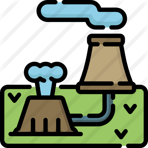 Geothermal Energy - Geothermal Energy Clipart Black And White (512x512)
