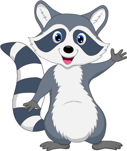 Raccoon Cartoon Animal Images - Cartoon Raccoons (500x500)