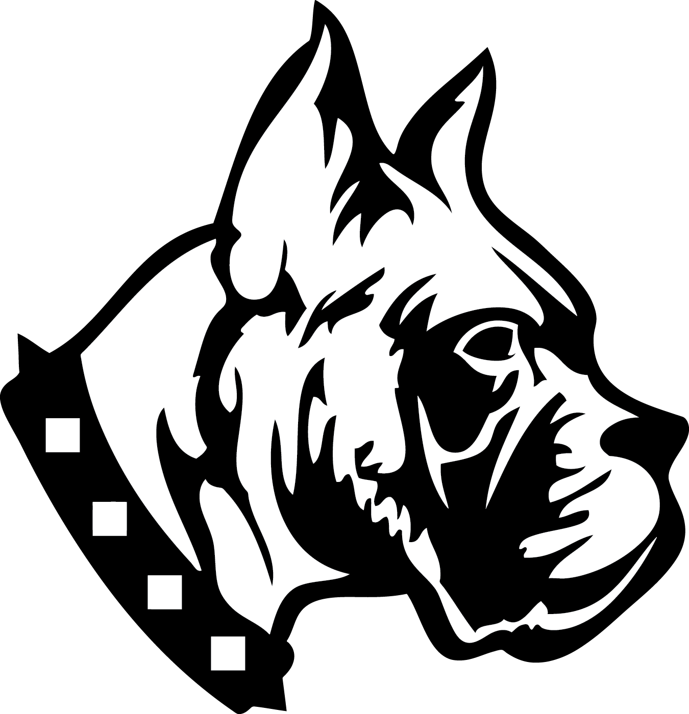 Boxer Dog Logo (1350x1400)
