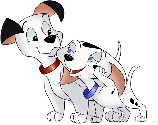 Lucky And Cadpig By Swanlullaby - Dalmatian Dog (700x700)