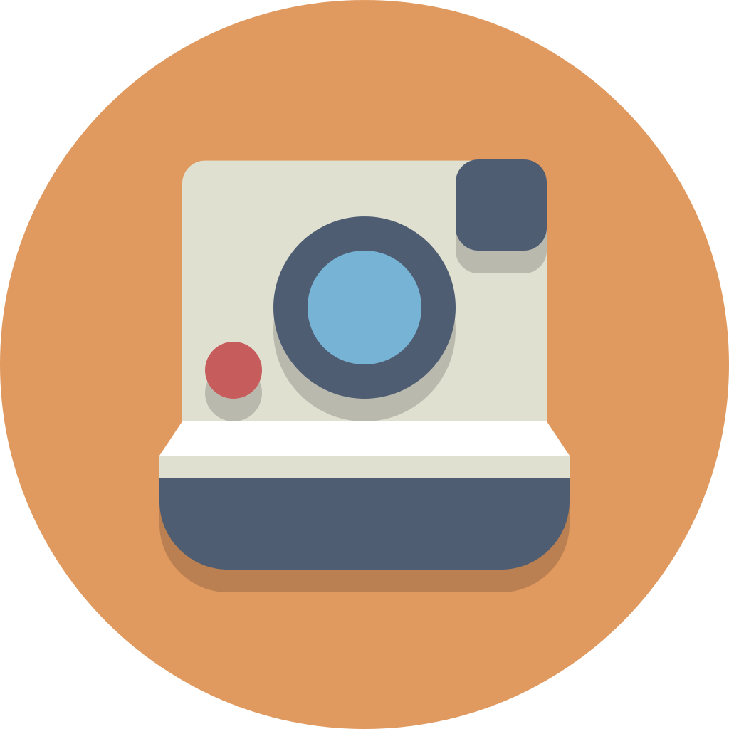 Circle Icons Polaroidcamera - Polaroid Icon (1024x1024)