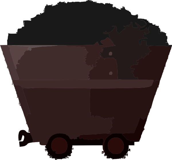 Animated Coal Cart Clear Background (600x557)