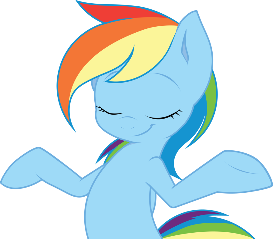 My Little Pony - Mlp Rainbow Dash Fanart (900x790)