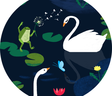 Rswan Patern Tile Adj-02 Lg Comment 661547 Preview - Tundra Swan (470x404)