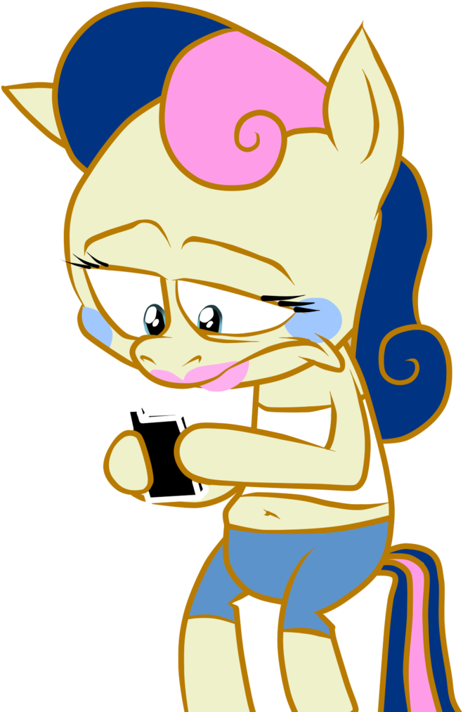 Im Texting My Dog - Pony Hotdiggedydemon Panel Cartoon (773x1034)