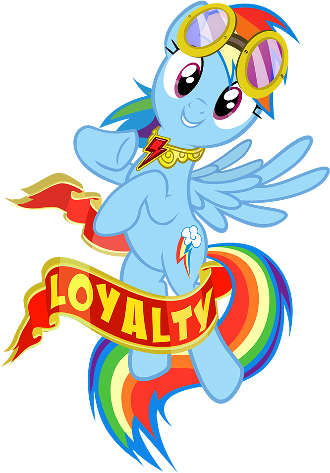 The Prime Minister Showers The Warrior With Title And - Mlp Rainbow Dash Loyalty (682x1000)