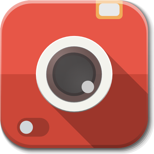 Pixel - Transparent Background Camera Icon (512x512)