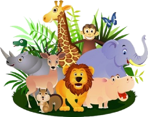 Animals Clip Art - Group Of Animals Clipart (600x600)