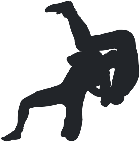 Luchador Lanzando Silueta Transparent Png - Siluetas Lucha Libre Png (512x512)