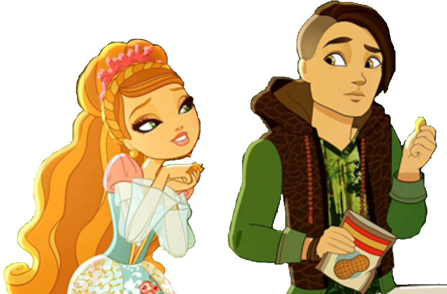 Ashlynn Ella And Hunter Huntsman Vector By Thunderfists1988 - Ever After High Ashlynn Ella And Hunter Huntsman (920x697)