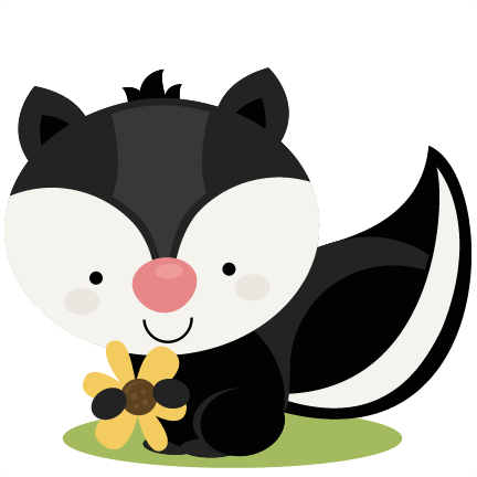 Cute Skunk - Cute Skunk Clipart (432x432)