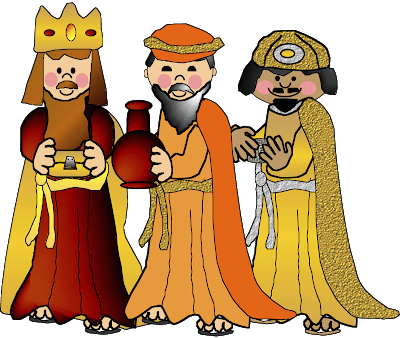 Three Kings Clip Art Free At Tpt - We Three Kings Clipart (400x338)