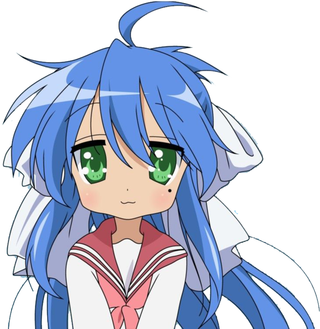 Png - Lucky Star Konata (900x675)