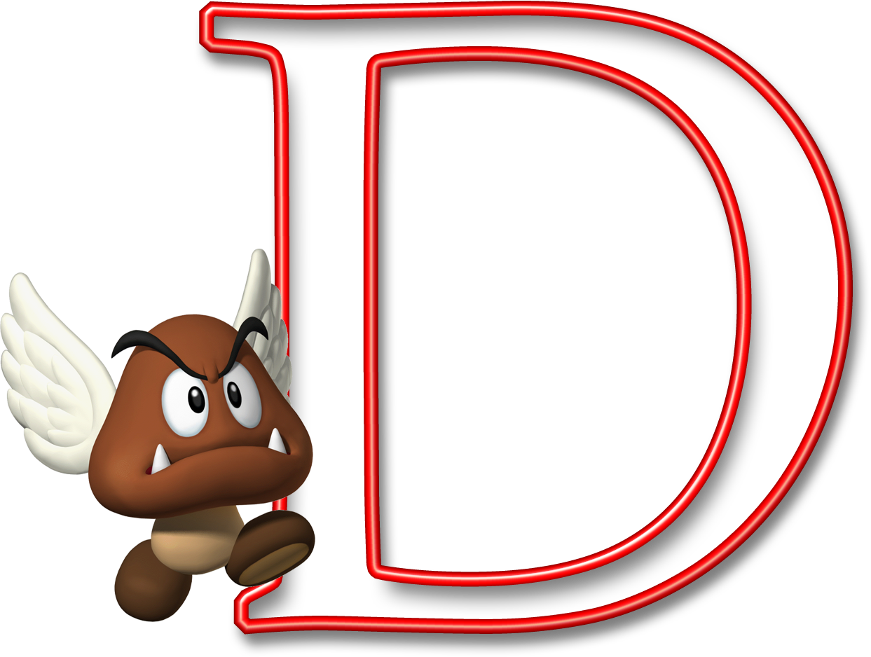 Alfabeto Mario Bros - Abecedario Mario Bros Png (1243x938)